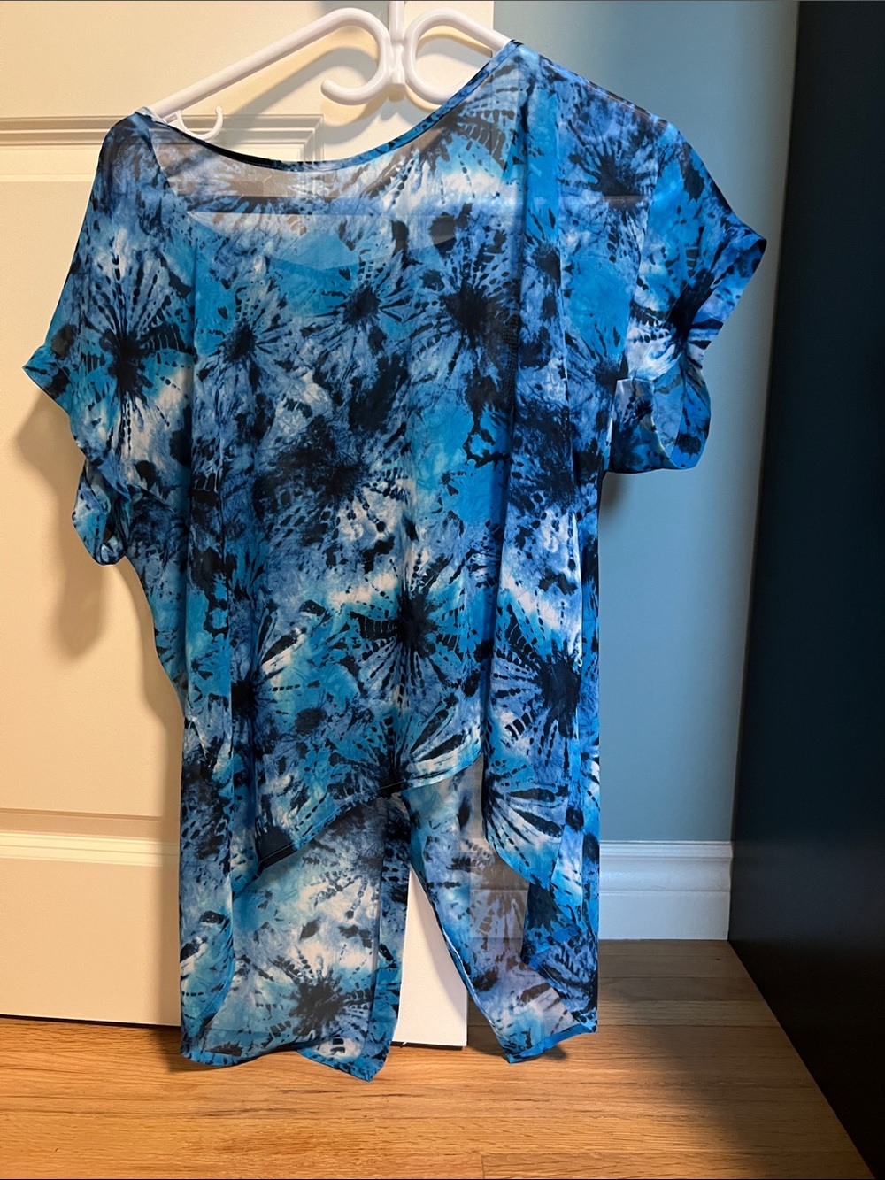 Sheer top - longer at back